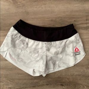 White reebok CrossFit games shorts